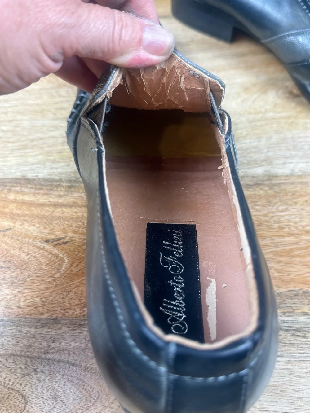 Alberto Gozzi Italy Men’s Leather Loafers Quiet Luxury Dress Shoes